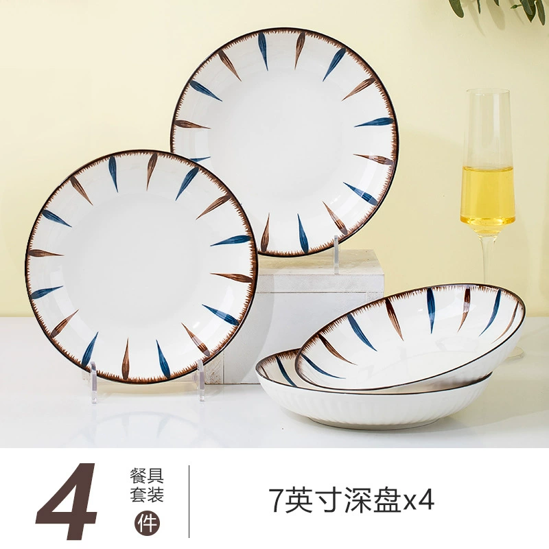 핸드페인팅 본차이나 식기 세트 tableware view 9