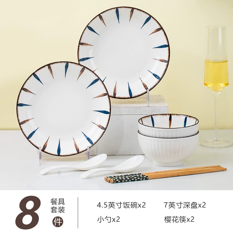 핸드페인팅 본차이나 식기 세트 tableware view 12