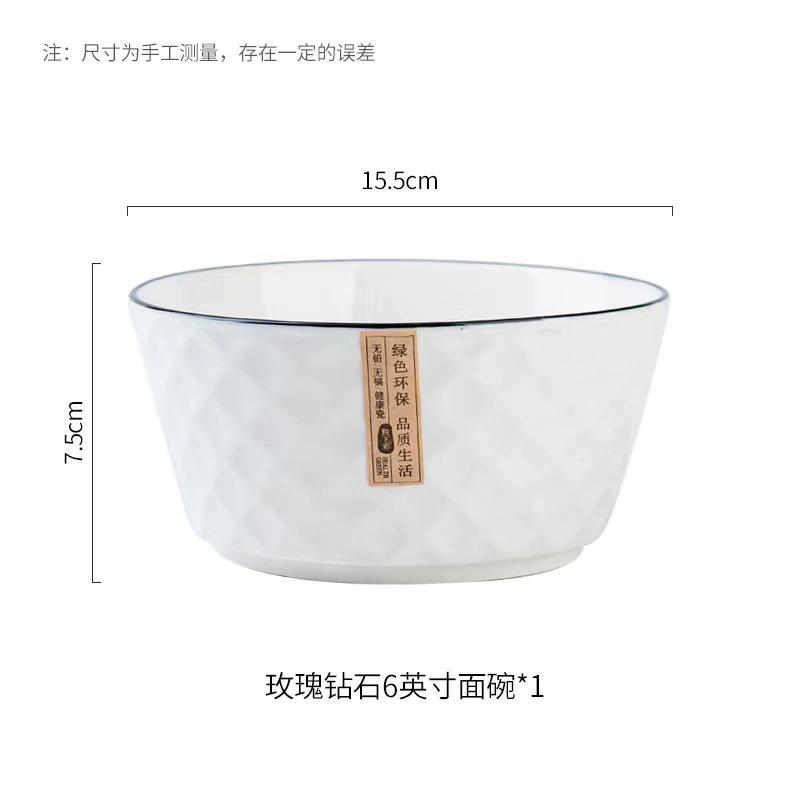 Hand-Painted Bone China Dinnerware Set tableware view 7