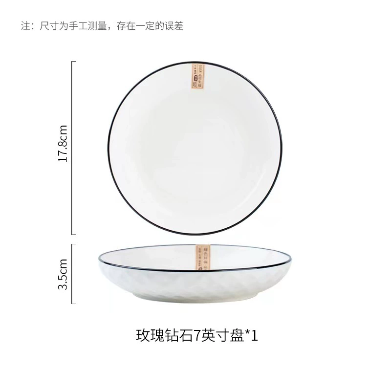 Hand-Painted Bone China Dinnerware Set tableware view 9