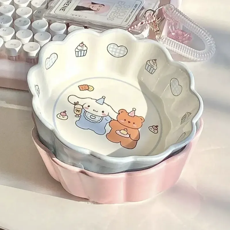 Cuenco de pastel de oso de cumpleaños