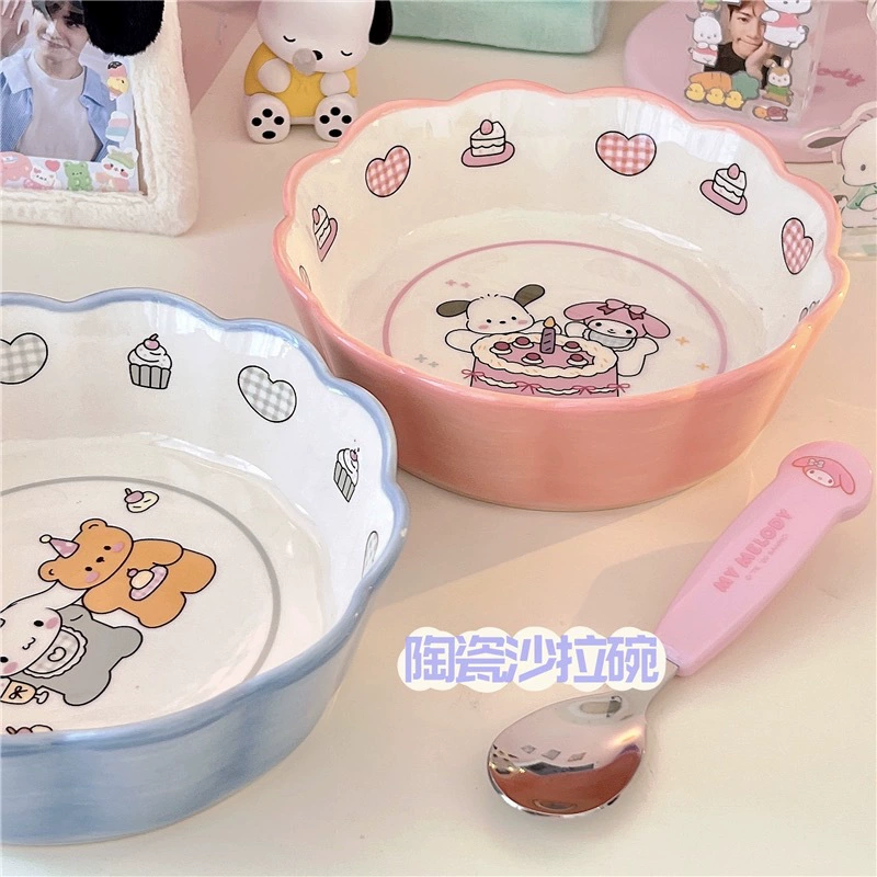 Birthday Bear Cake Bowl tableware view 2