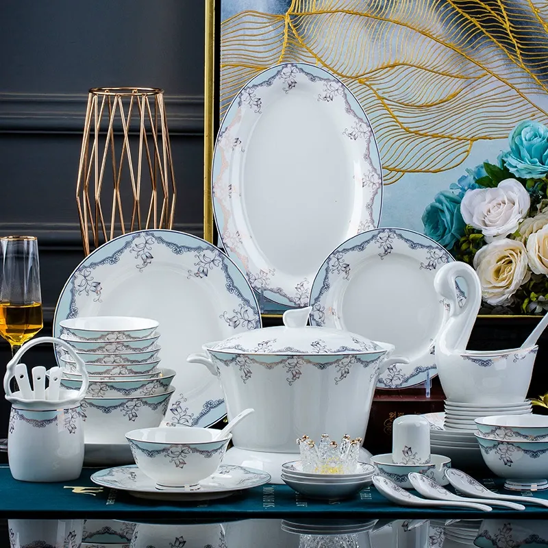 European Bone China Dinnerware Gift Set