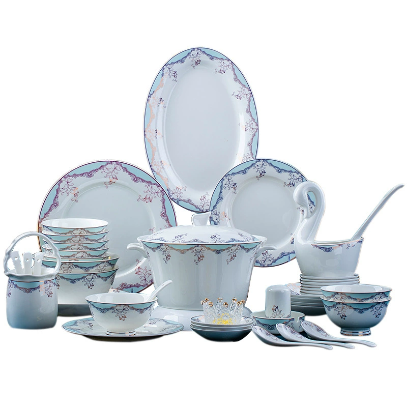 European Bone China Dinnerware Gift Set tableware view 5