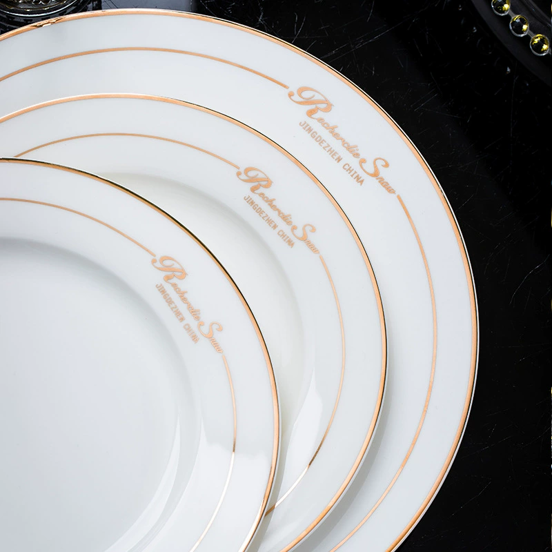 New Chinese Style Bone China Dinnerware Set tableware view 3