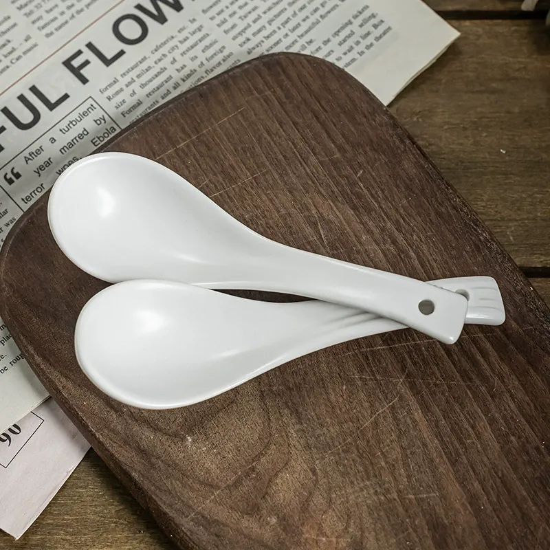 Vintage Ceramic Spoon tableware view 2