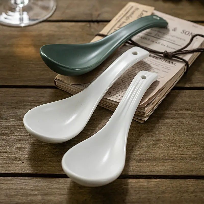Vintage Ceramic Spoon tableware view 3