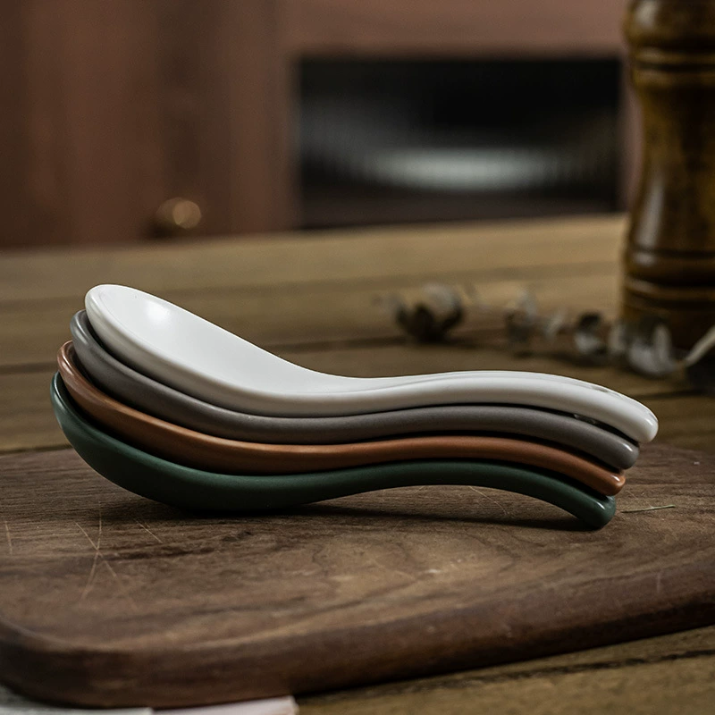 Vintage Ceramic Spoon tableware view 4