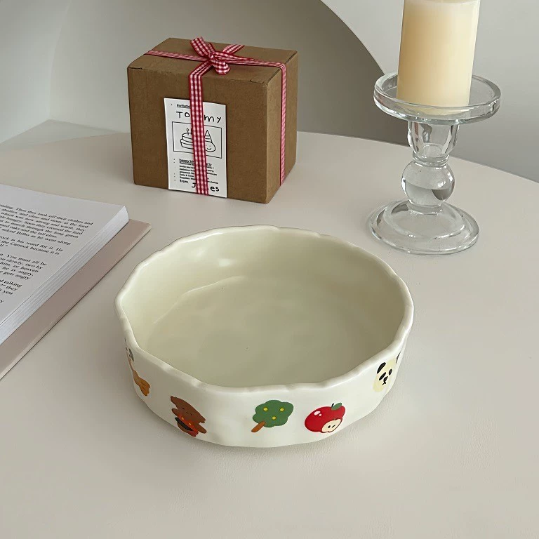 Plato pintado a mano tableware view 7