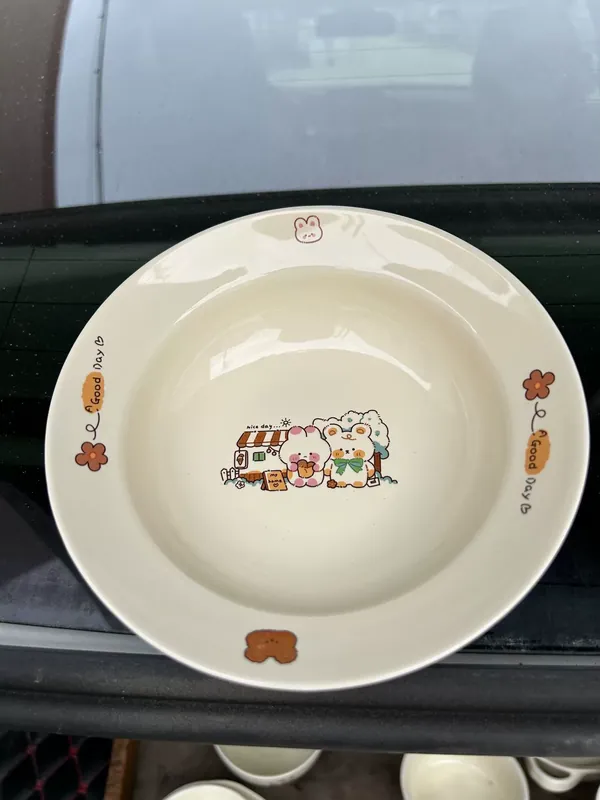 طقم وعاء وطبق زهري سيراميك tableware view 9