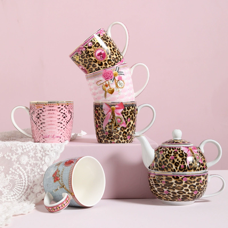 Leopard Print Ceramic Mug