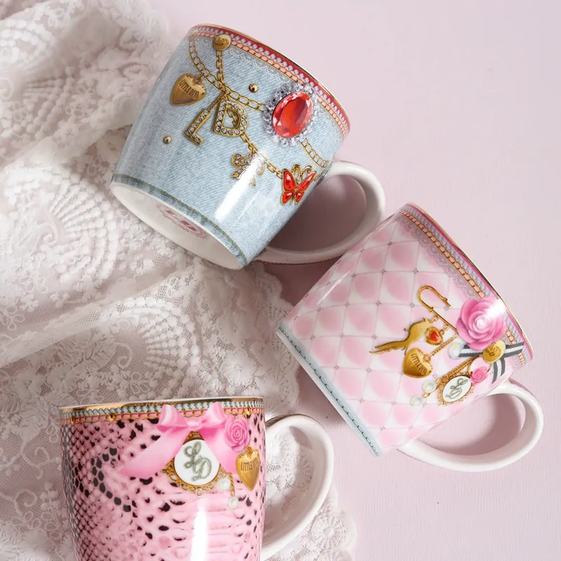 Mug en céramique imprimé léopard tableware view 2