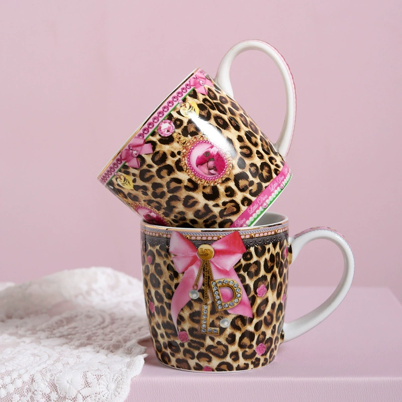 Mug en céramique imprimé léopard tableware view 3