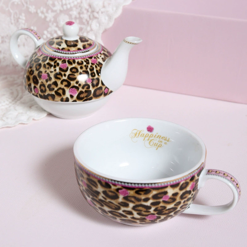 Mug en céramique imprimé léopard tableware view 4