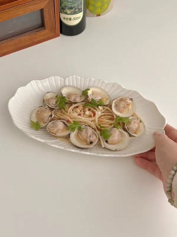 Тарелка для рыбы в корейском стиле для стейка и пасты tableware view 3