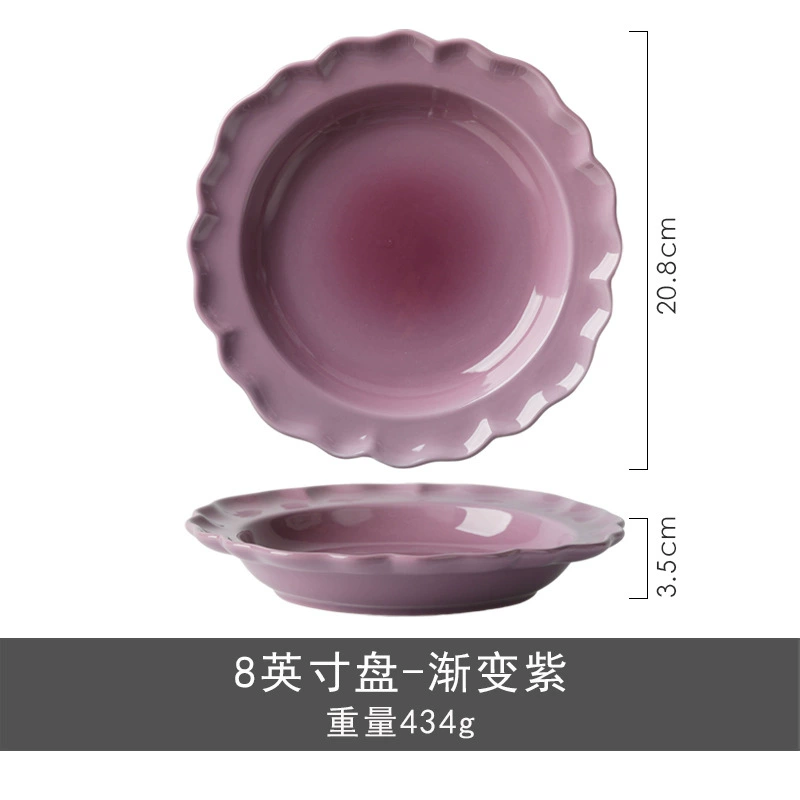 磁器グラデーションピンクプレート tableware view 7