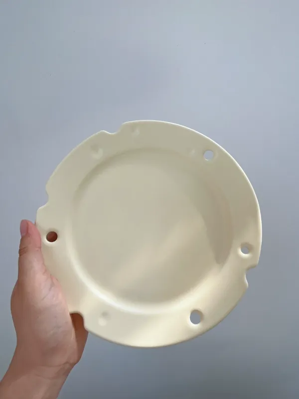 طبق جبن مطفي طبق فطور tableware