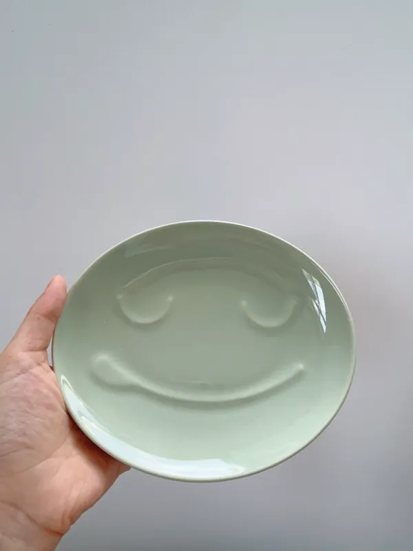 طبق ووعاء بنقش أخضر ياباني tableware view 3