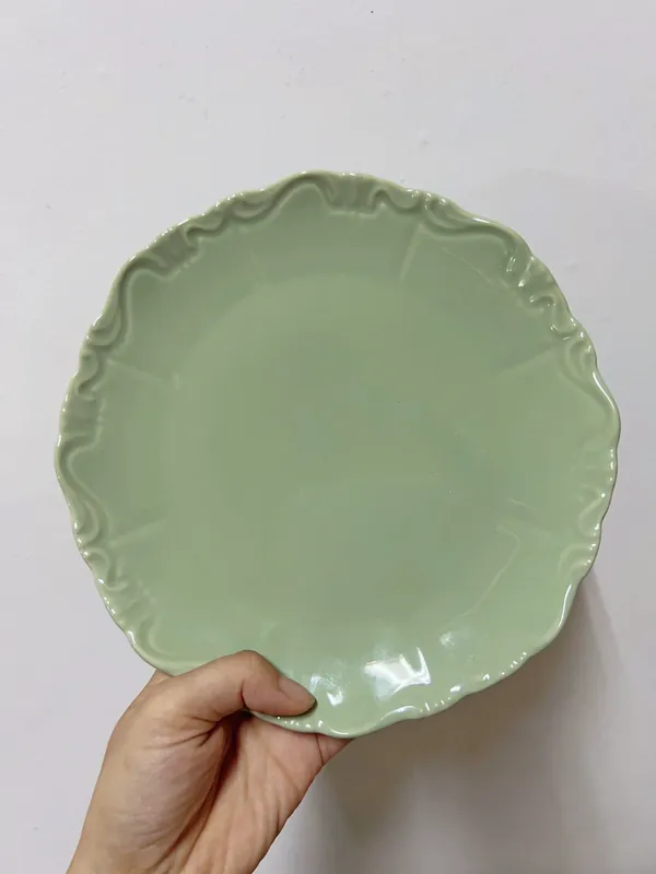 طبق ووعاء بنقش أخضر ياباني tableware view 5