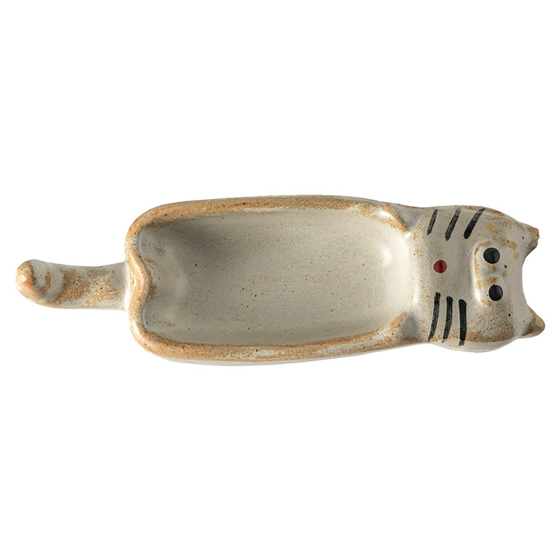 Cat Shaped Ceramic Sauce Dish tableware view 5