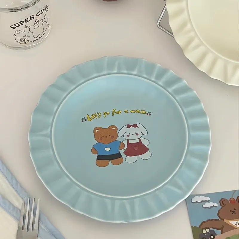 Cartoon Plate tableware view 3