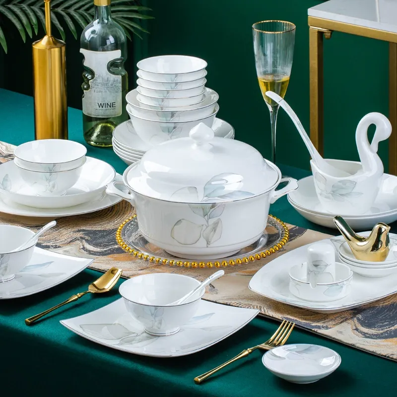 Bone China Dinnerware Set tableware view 2