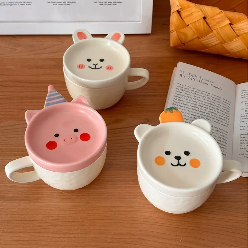 Macaron Mug with Lid