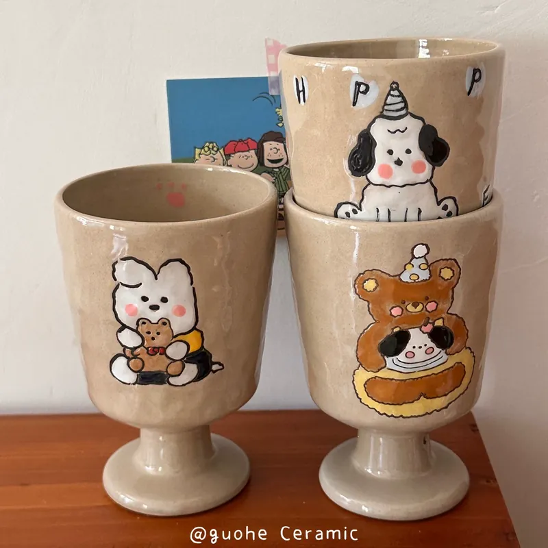 Stoneware Goblet