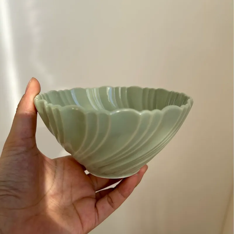 5 Inch Floral Rim Rice Bowl tableware view 2