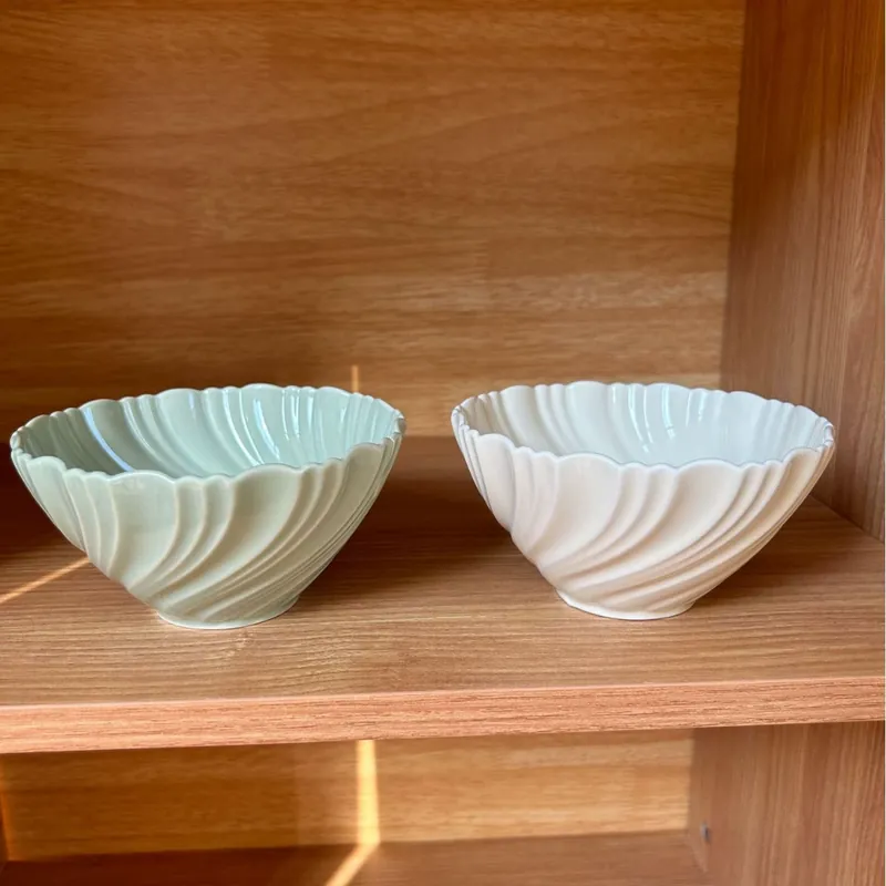 5 Inch Floral Rim Rice Bowl tableware view 4
