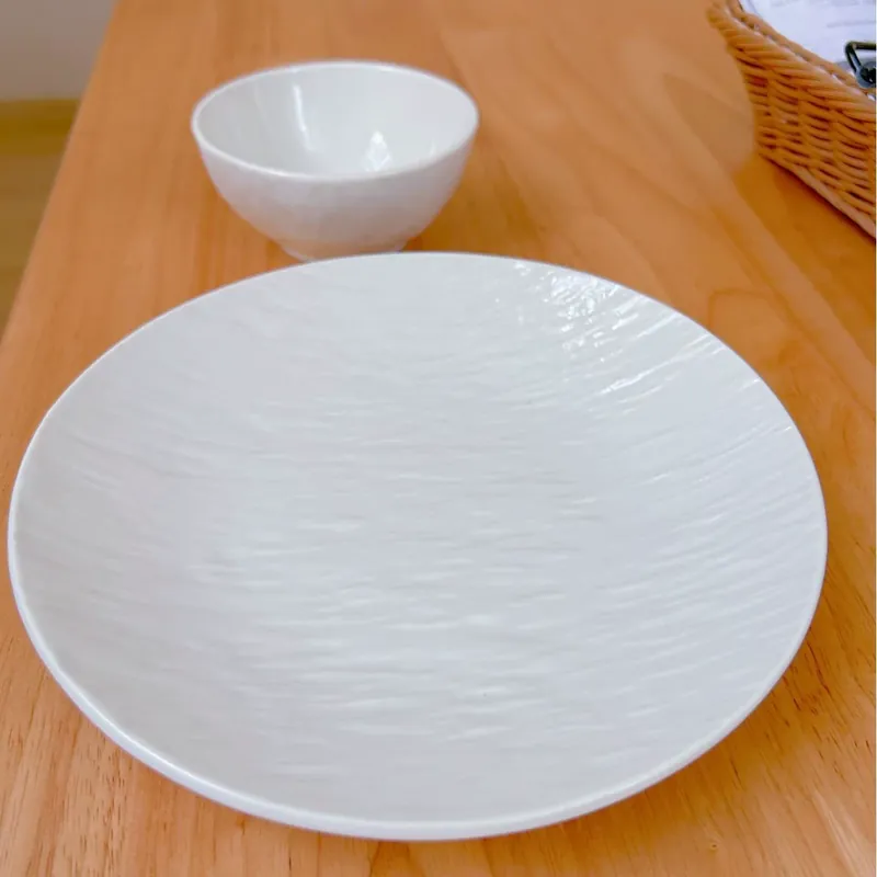طبق ستيك بملمس الحجر للفنادق tableware view 2