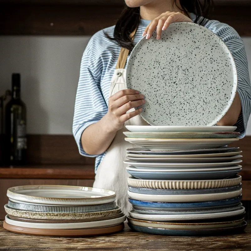 Vintage Ceramic Steak Plate