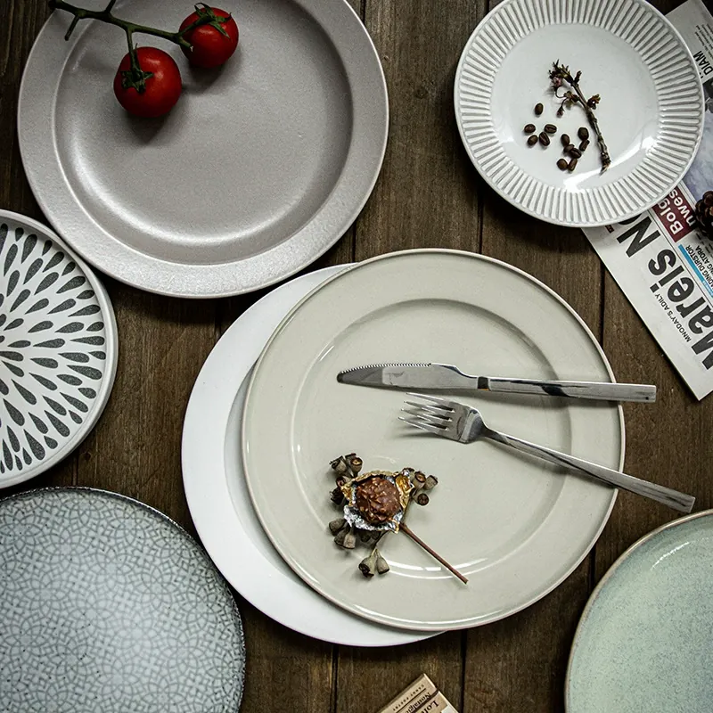 Vintage Ceramic Steak Plate tableware view 3