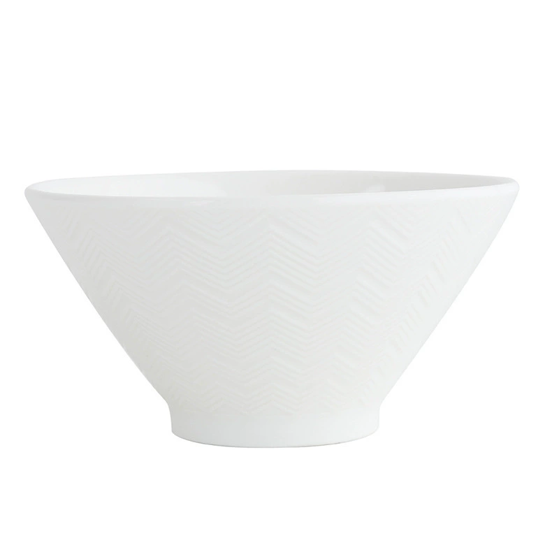 White Ceramic Pasta Plate tableware view 5