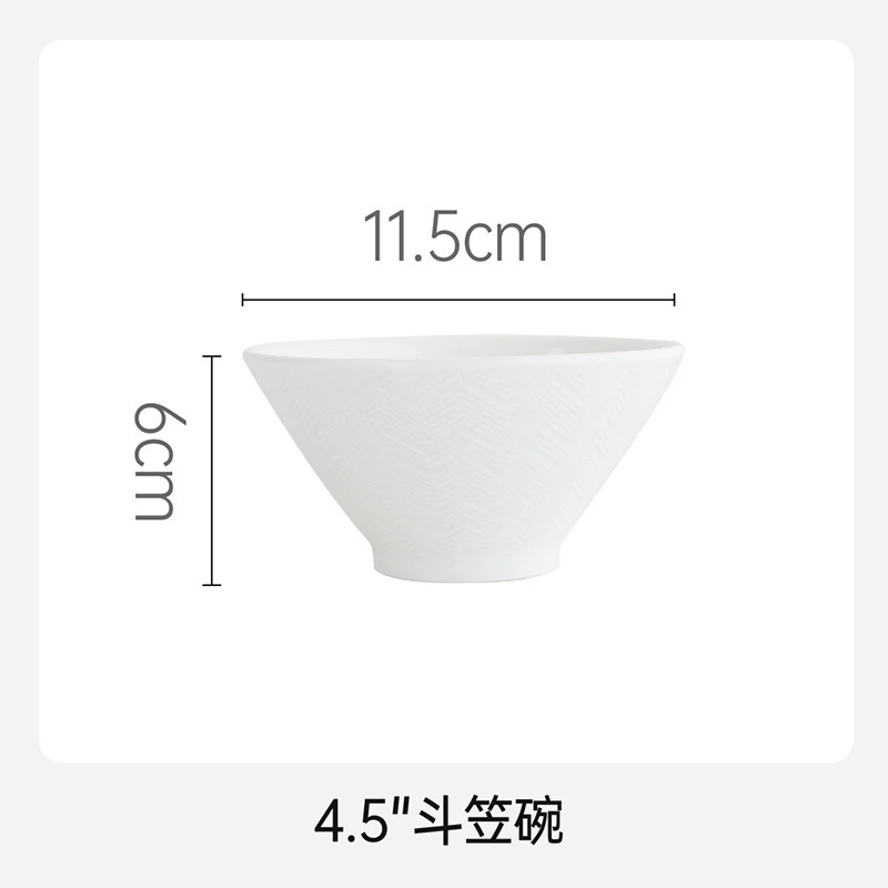 White Ceramic Pasta Plate tableware view 6