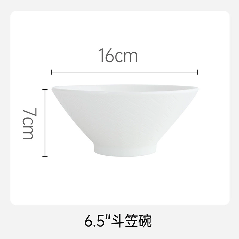 White Ceramic Pasta Plate tableware view 7