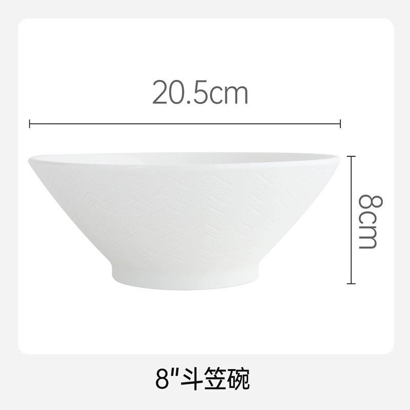 White Ceramic Pasta Plate tableware view 8