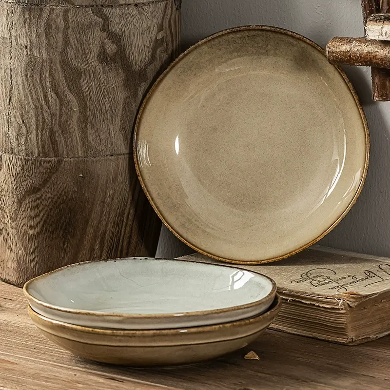 Japanese Round Ceramic Bowl tableware view 3
