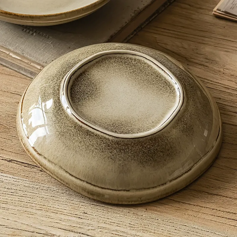 Japanese Round Ceramic Bowl tableware view 4