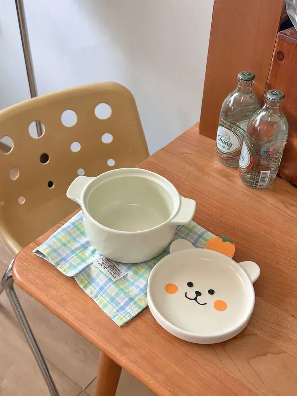 곰 국수 그릇 (뚜껑 포함) tableware view 7