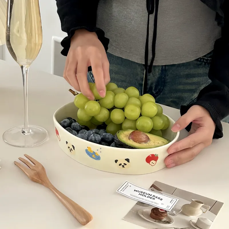 Matte Oval Plate tableware view 2