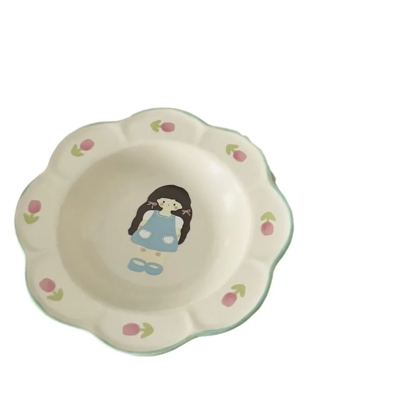 튤립 걸 플레이트 tableware view 5