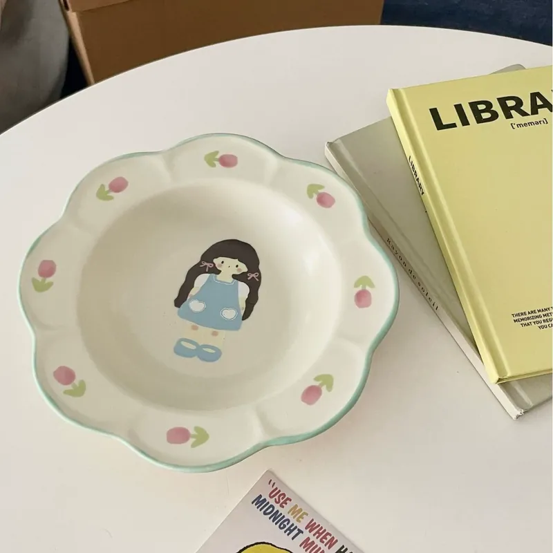 튤립 걸 플레이트 tableware view 8