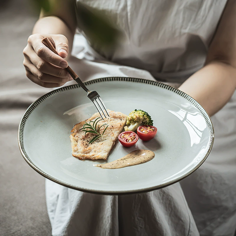 Vintage Ceramic Dinner Plate