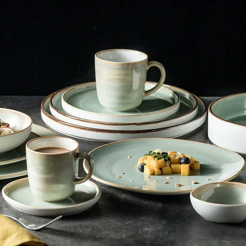 Green Gradient Dinnerware Set