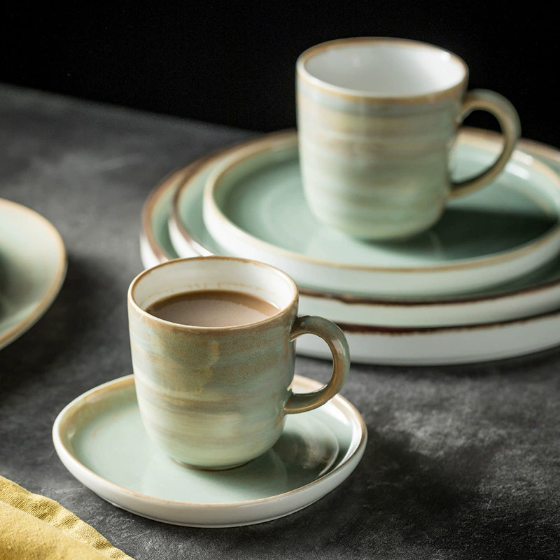 Green Gradient Dinnerware Set tableware view 3