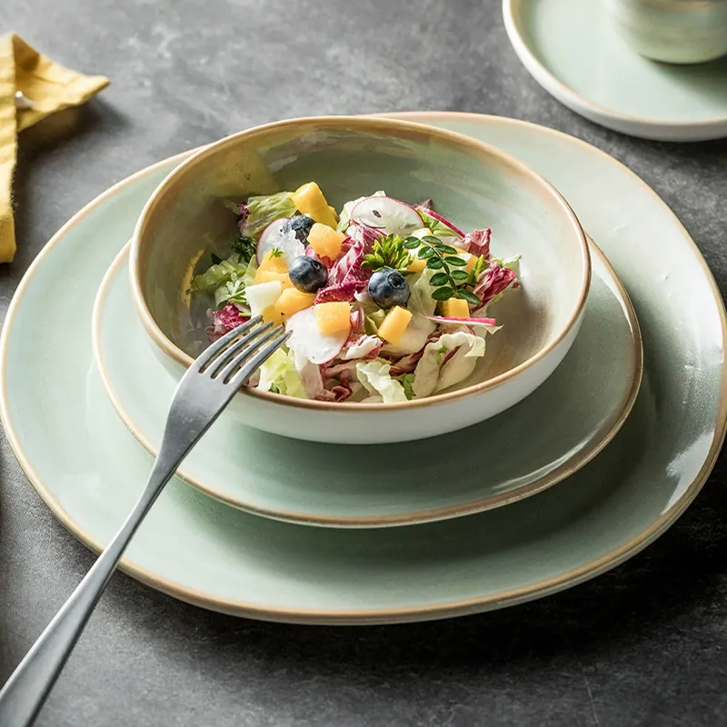 Green Gradient Dinnerware Set tableware view 4