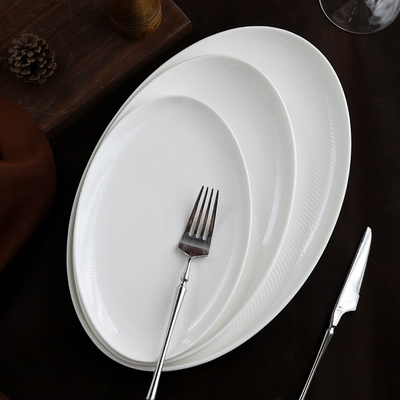 Oval Fish Plate tableware view 2