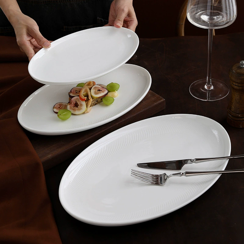Oval Fish Plate tableware view 4