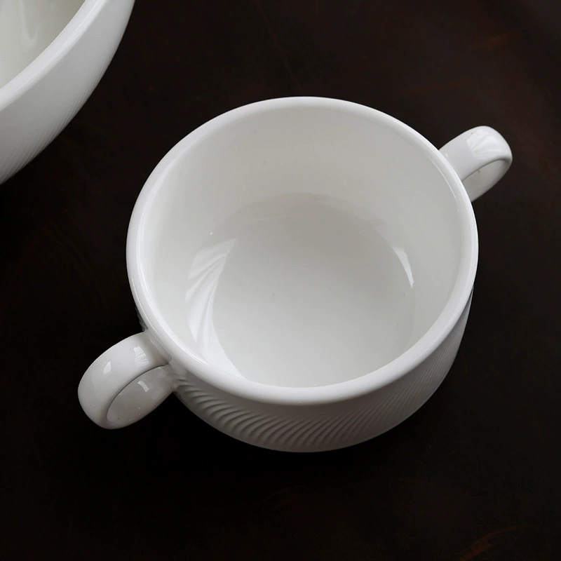 Nordic Ceramic Rice Bowl tableware view 3